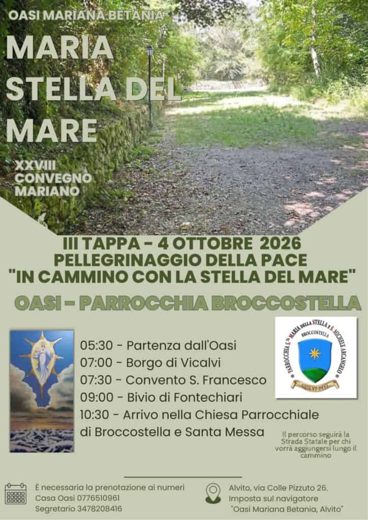 XXVIII Convegno Mariano - Maria Stella del Mare - 3ª tappa
